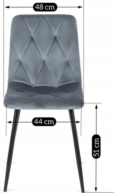 Zestaw Stół Okrągły Rozkładany HARRY 102-142 cm Dąb Artisan/Czarny i 4 Krzesła Tapicerowane ROBIN Szare Nowoczesne