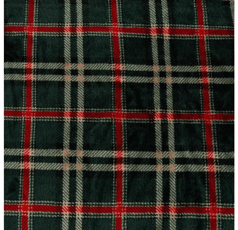 Mikropluszowy koc GLENMOORE, zielony Rozmiar: 160 x 200 cm