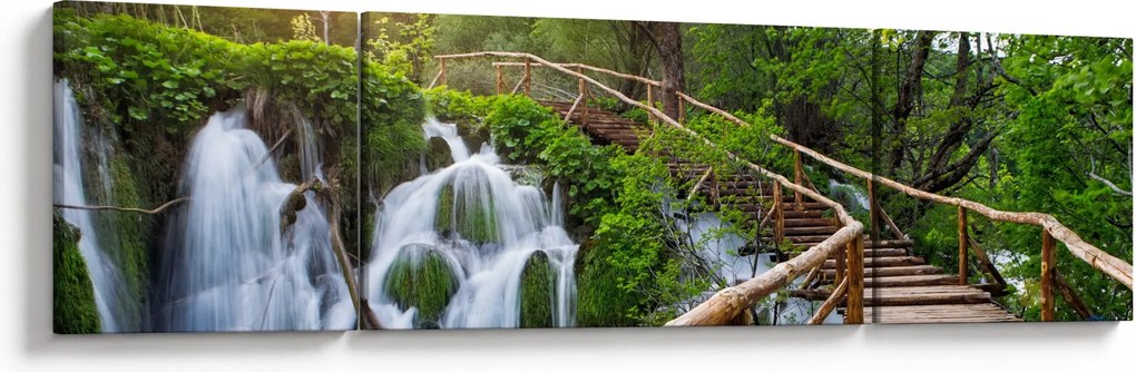 Obraz - Jeziora Plitwickie (170x50 cm)