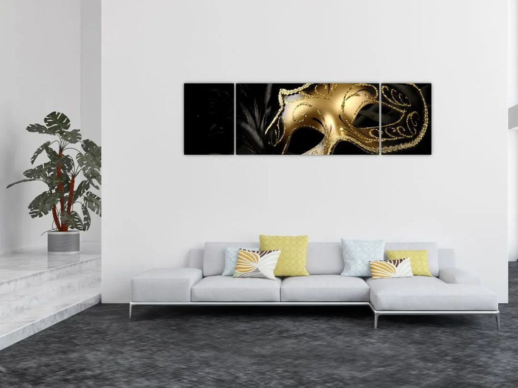 Obraz - Złoty drapak (170x50 cm)