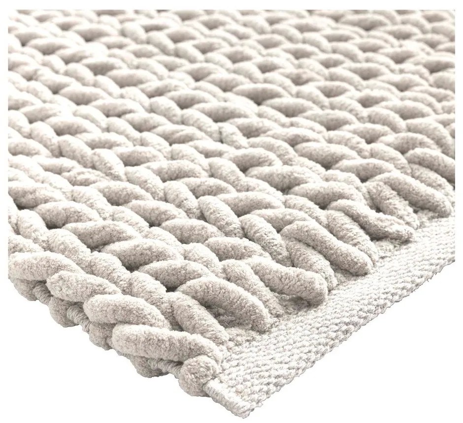 Kremowy dywanik łazienkowy 50x80 cm Ariel – douceur d'intérieur