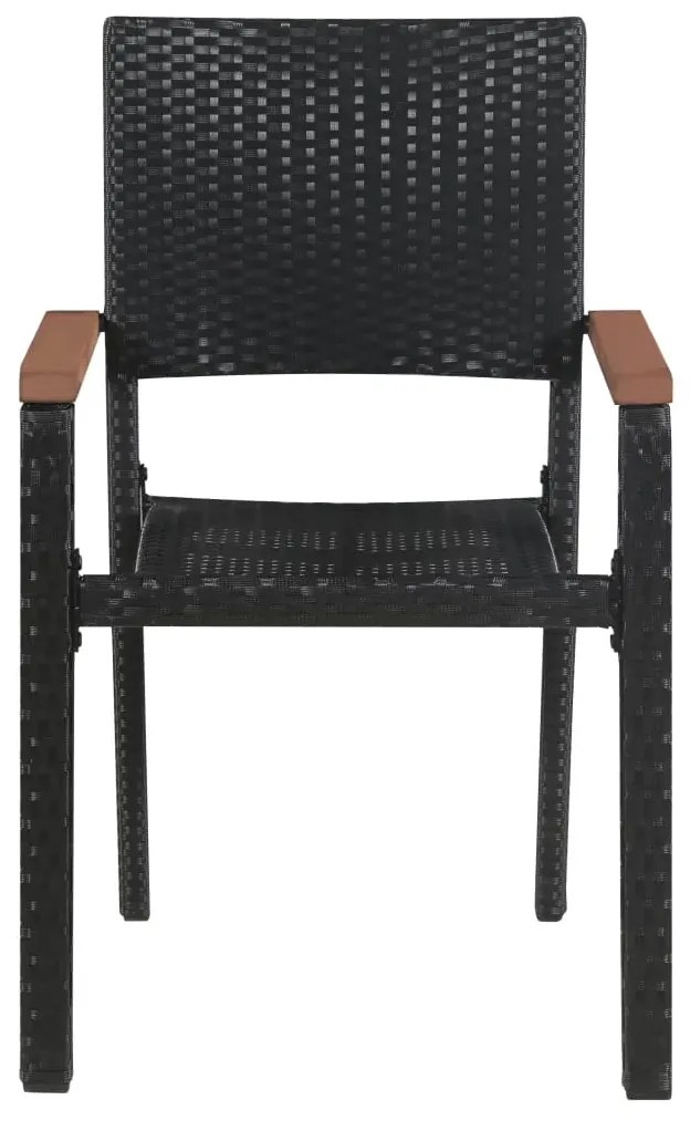 Zestaw polirattanowych krzeseł ogrodowych T4-K92