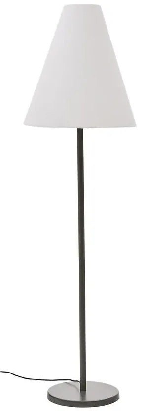 Ciemnozielona lampa stojąca z tekstylnym kloszem (wysokość 153 cm) Navat – Kave Home