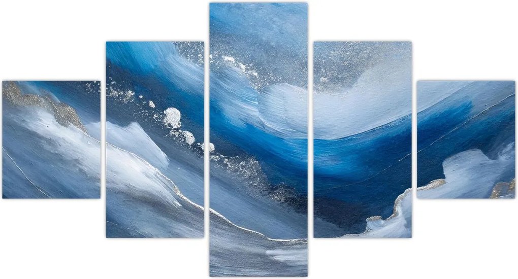 Obraz - Abstrakcja oceanu (125x70 cm)