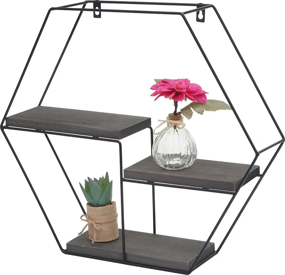 Półka ścienna MCW-K76,  ciemnoszary