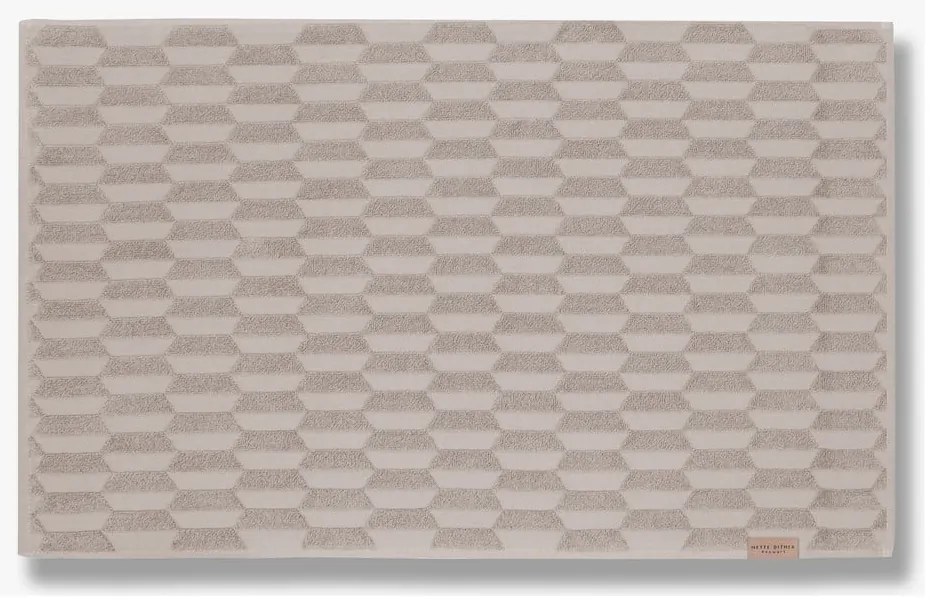 Beżowy dywanik łazienkowy 50x80 cm Geo – Mette Ditmer Denmark