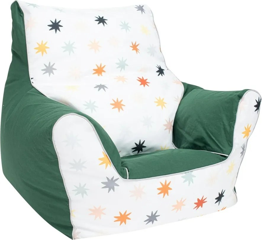 New Baby Fotelik dziecięcy wypełniony kulkami, zielony