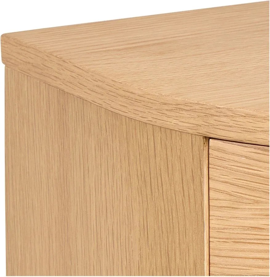 Szafka nocna w dekorze dębu w jasnym naturalnym kolorze Paron – Actona