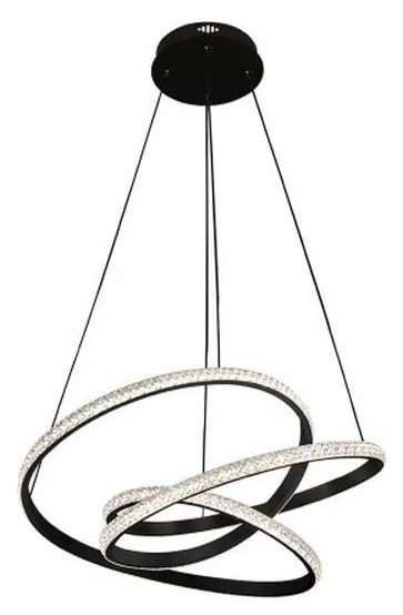 LED ściemnialny żyrandol na linkach LED/90W/230V 3000–6500K Ø 47 cm + pilot