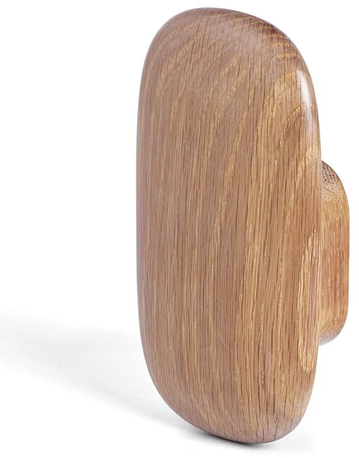 Haczyk ścienny z drewna dębowego Gemma Oak Natural – MiaCara