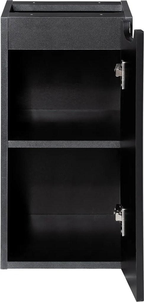 Wisząca szafka łazienkowa podblatowa Nova 30 cm, czarny mat