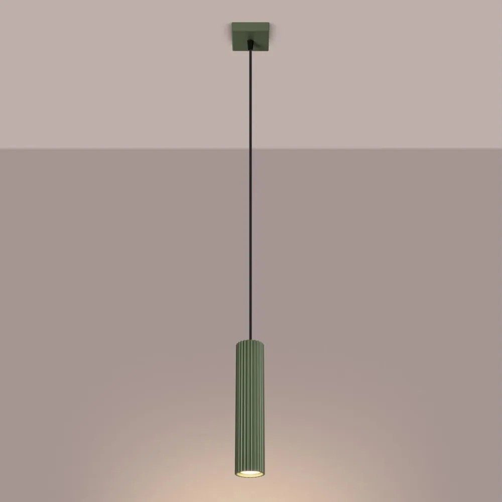 Brilagi - Lampa wisząca na przewodzie CRESTO 1xGU10/10W/230V zielona