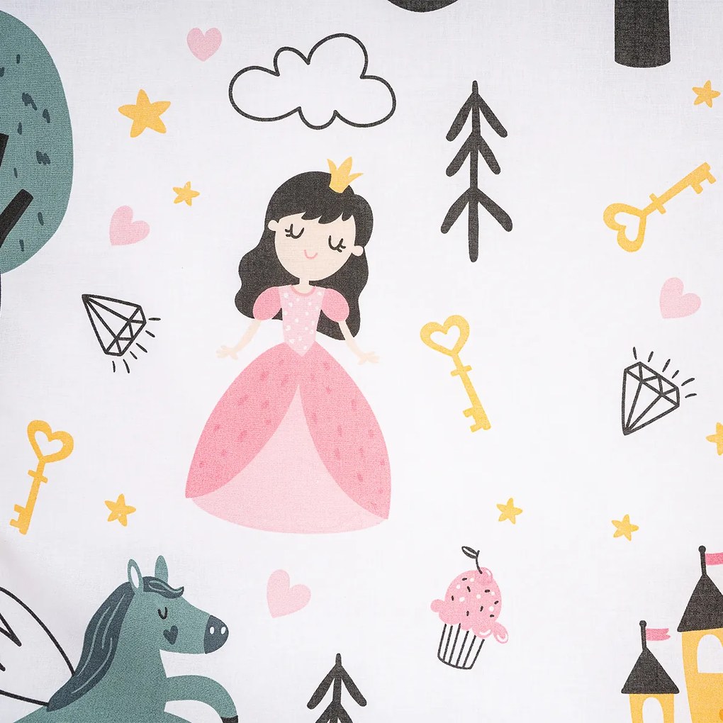 4Home Dziecięca pościel bawełniana do łóżeczka Fairytale Dream, 100 x 135 cm, 40 x 60 cm