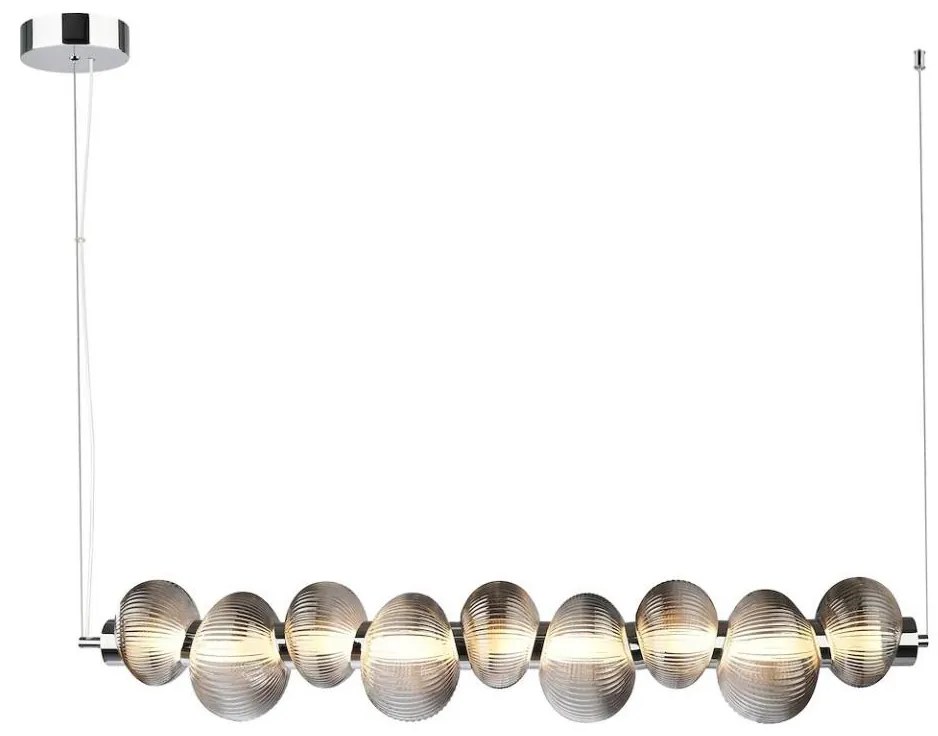 Lampa wisząca LED na lince BOLLA LED/32W/230V chrom błyszczący/przydymiony szary