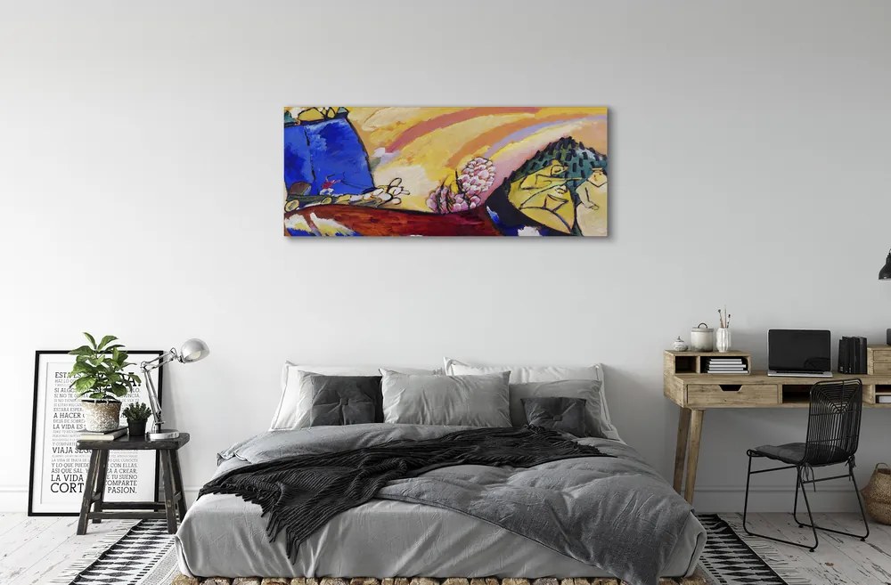 Duży obraz na płótnie Painting with Troika - Wassily Kandinsky