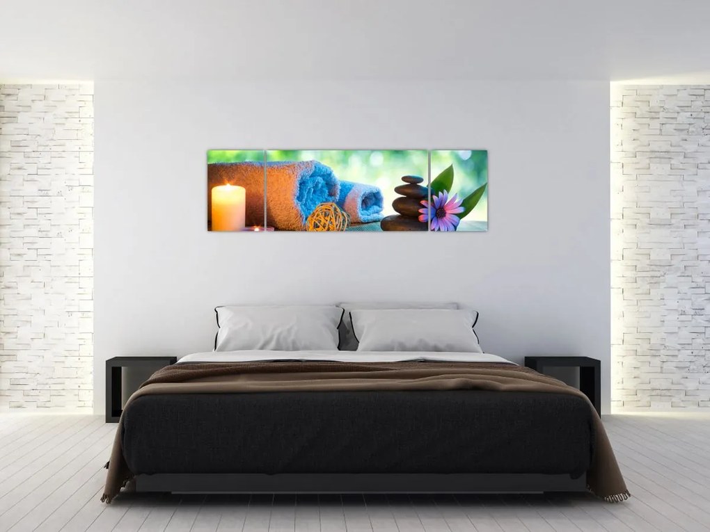 Obraz - Relaksujący masaż malarski (170x50 cm)