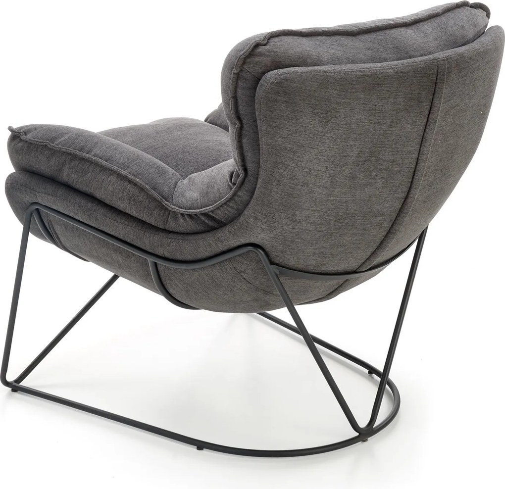 Fotel wypoczynkowy z grubym siedziskiem Volker