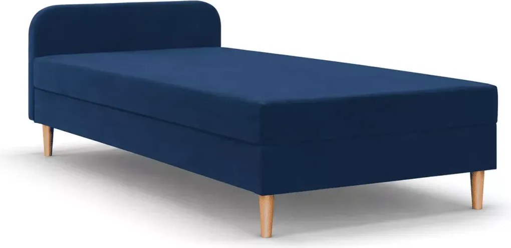 Łóżko kontynentalne Peggie 80x200 / 90x200 / 120x200 z wbudowanym materacem bonellowym