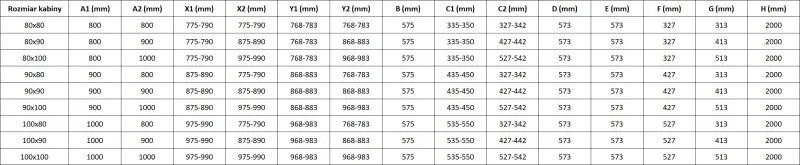 Mexen Mist L kabina prysznicowa pięciokątna uchylna 90 x 90 cm, transparent, chrom - 8A8L-090-090-01-00