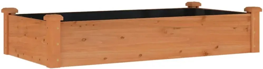 Prostokątna brązowa donica ogrodowa Z9-B20