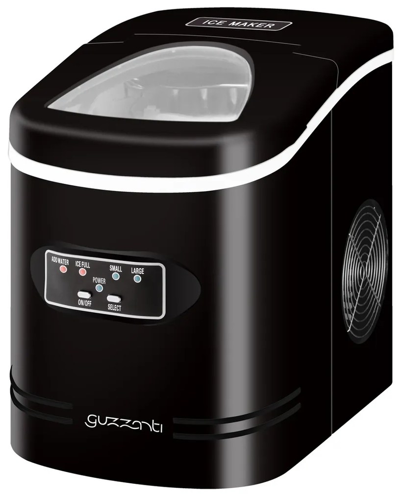 Guzzanti GZ 122 kostkarka do lodu, czarny