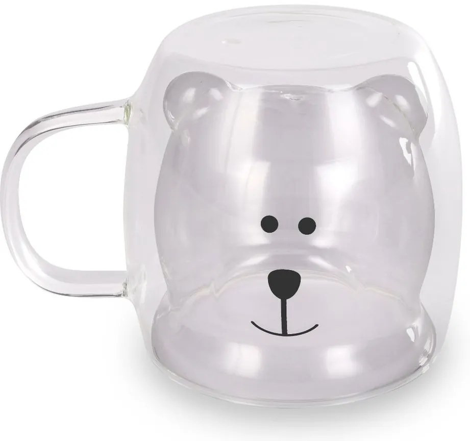 Lamart LT9125 2-częściowy zestaw szklanek BearVaso, 250 ml, przezroczyste