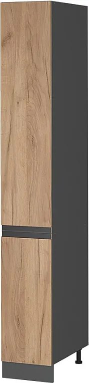 Szafka aptekarska złoty dąb energetyczny 30x57.2x206.8 r-line