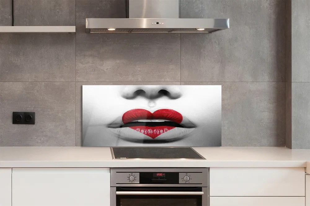 Panel nad Blat Kuchenny Usta w Kształcie Serca