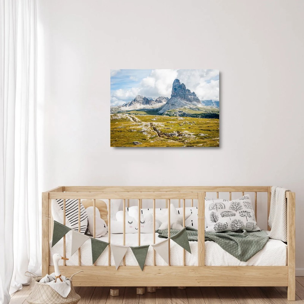Obraz na szkle - Włoskie Dolomity (70x50 cm)