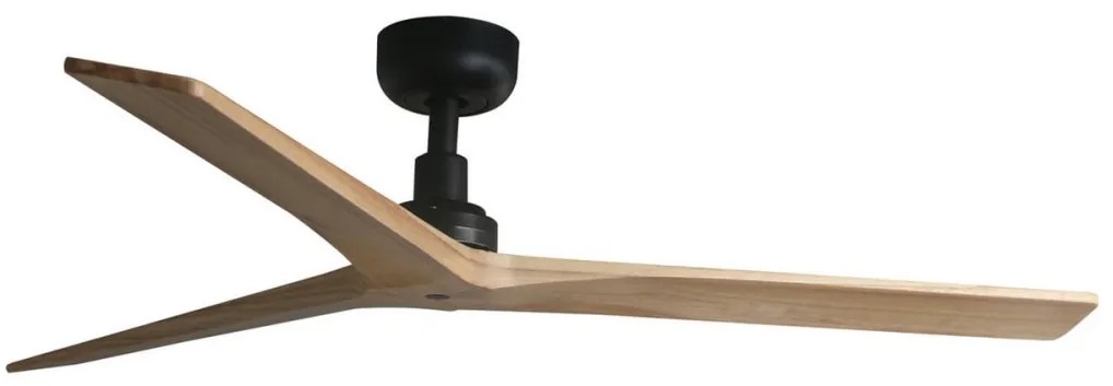 FARO 34283 -Wentylator sufitowy KLIM M sosna/czarny śr. 125 cm+dálkové sterowanie