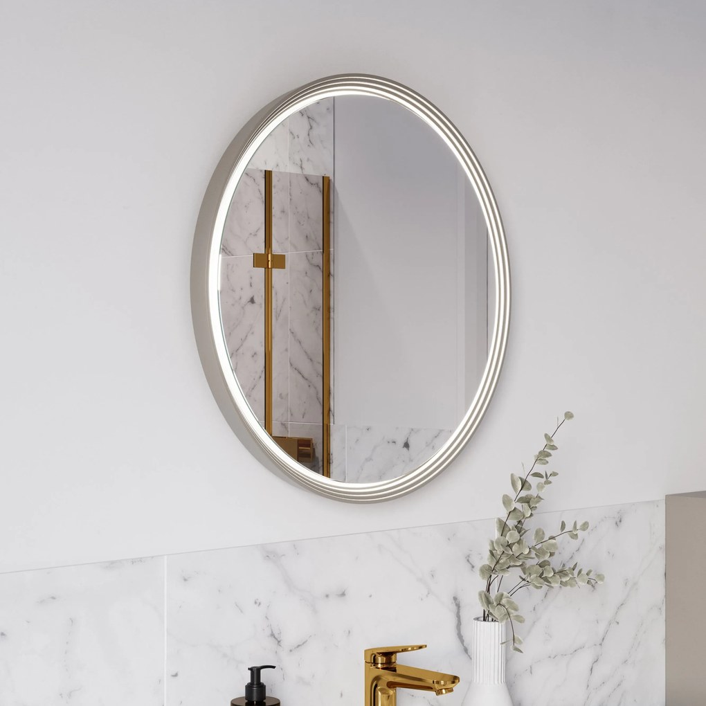 Lustro łazienkowe LED BELDIVO okrągłe - 60 cm