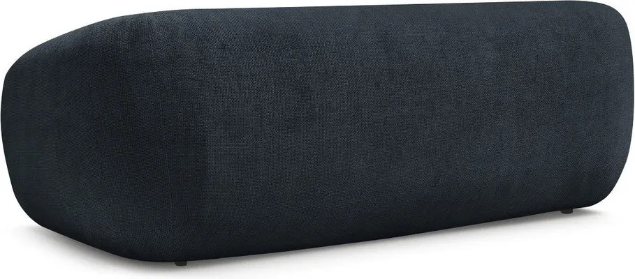Ciemnoniebieska rozkładana sofa z tkaniny szenilowej 228 cm Neyo – Bobochic Paris