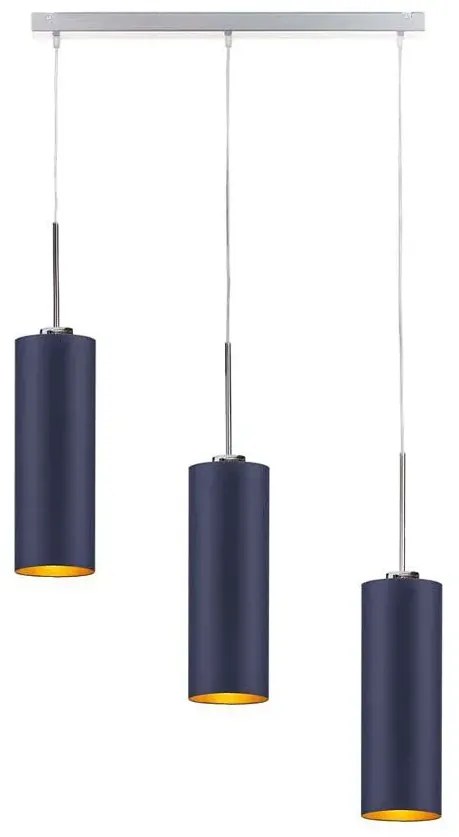Lampa wisząca z regulacją na chromowanym stelażu 5 kolorów K8-W50