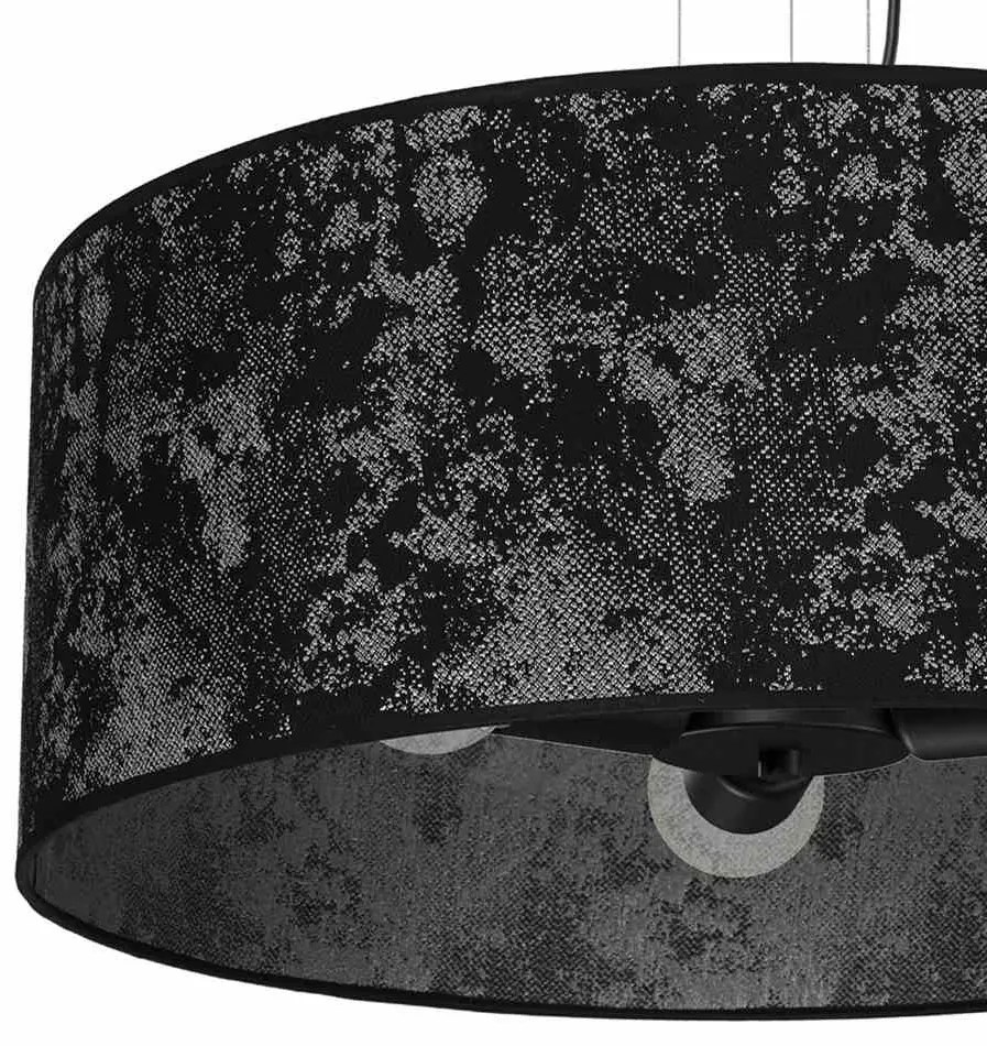 Lampa Sufitowa Wisząca srebrna SATINO SILVER 3xE27
