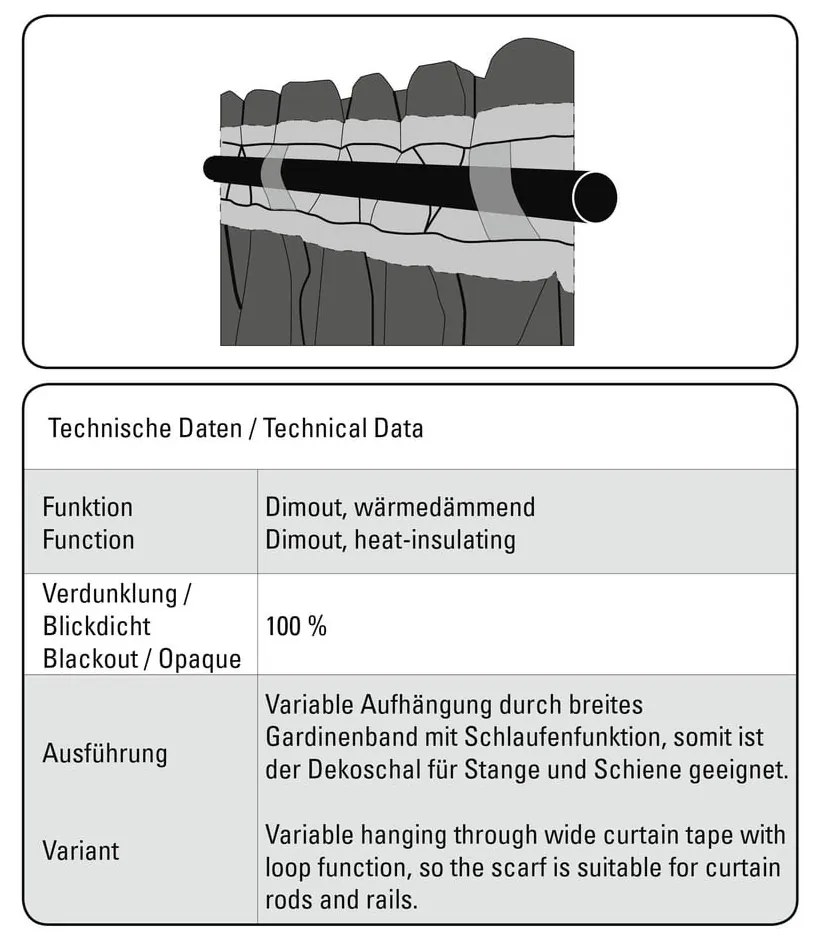 Beżowa żakardowa termiczna zasłona zaciemniająca 140x245 cm Ornament – Sehlbach