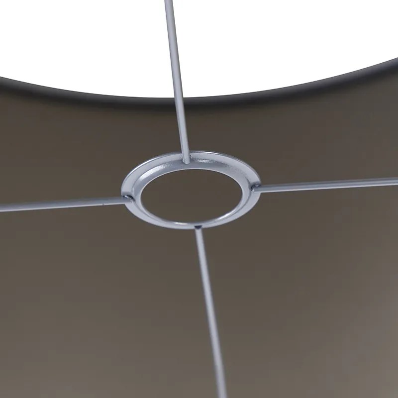 Abażur z weluru szary 50/50/25