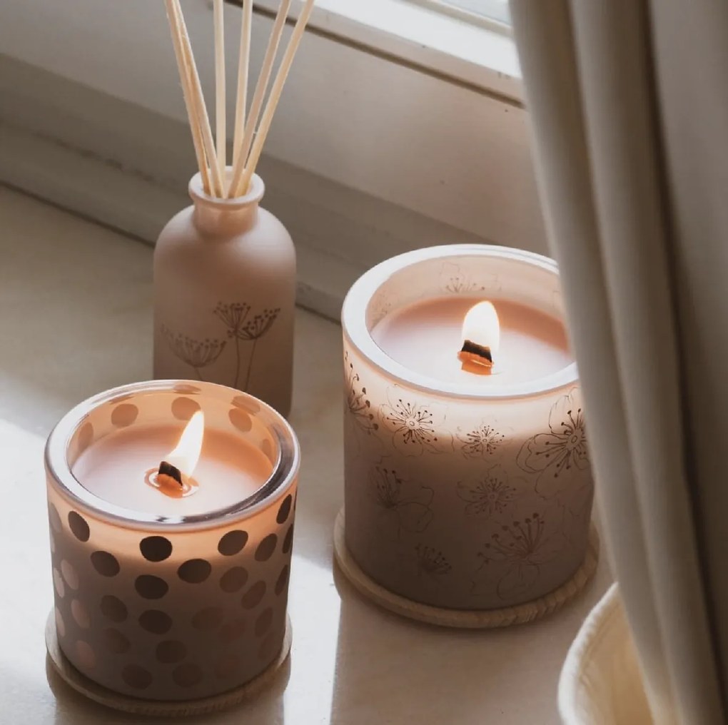 Szklana świeca zapachowa SCENTED CANDLE BIG 315g