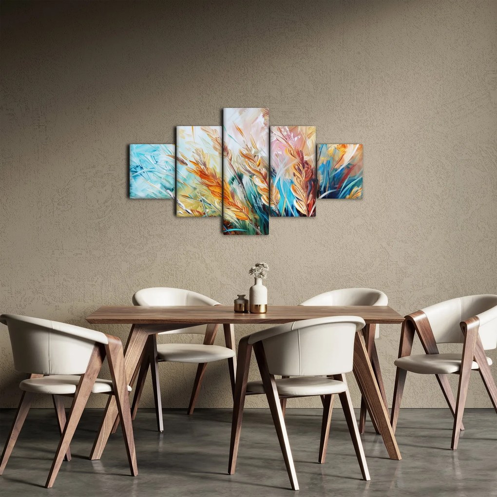 Obraz - Pszenica, abstrakcja (125x70 cm)