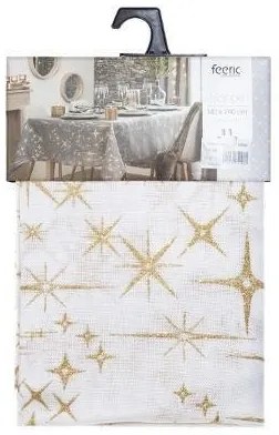 Obrus świąteczny STARS SPARK,  140 x 240 cm