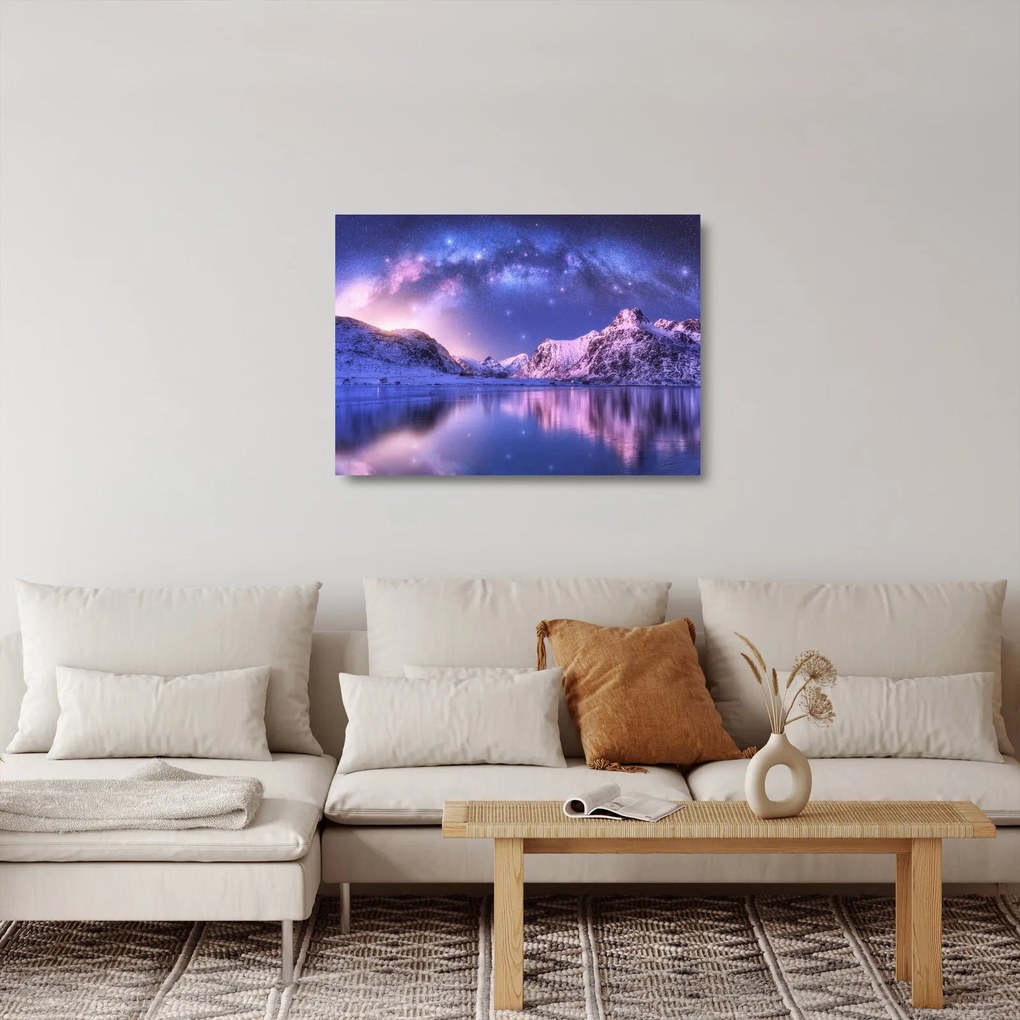 Obraz na szkle - Arktyczny krajobraz (70x50 cm)