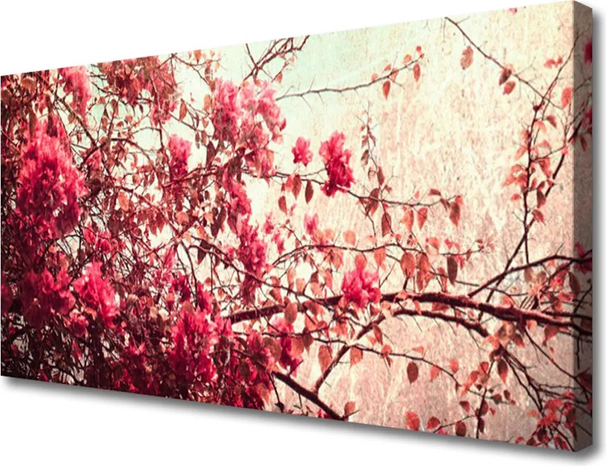 Obraz canvas Kwitnące Gałązki Drzewa