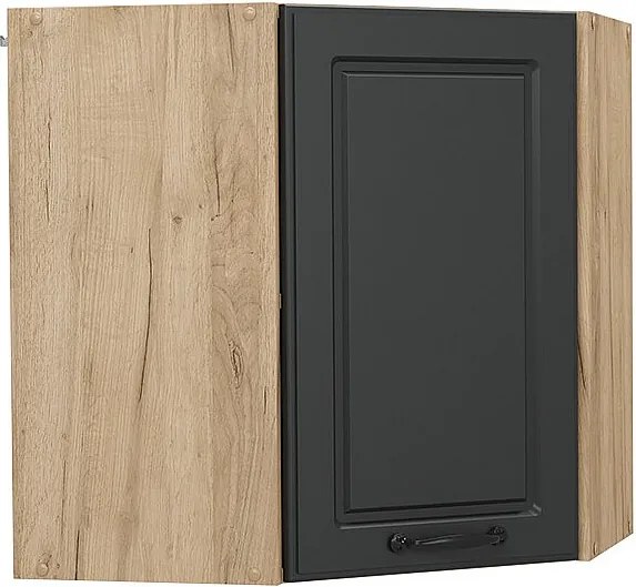 Szafka wisząca narożna antracytowy domek wiejski 57x34.1x60 r-line