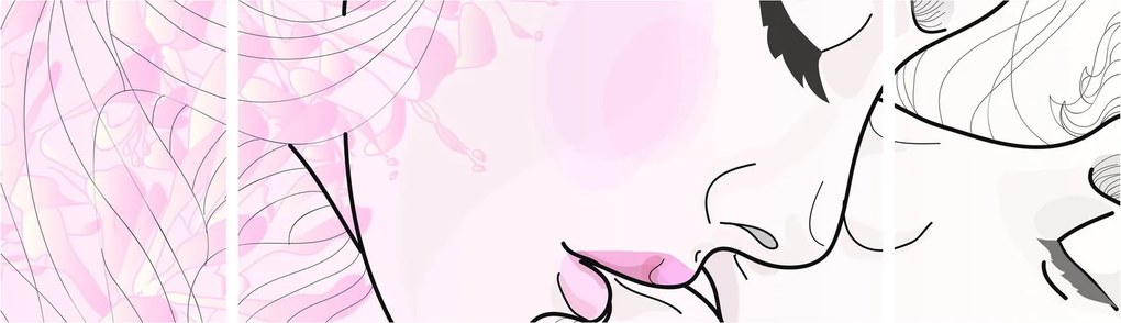 Obraz - Pocałunek (170x50 cm)