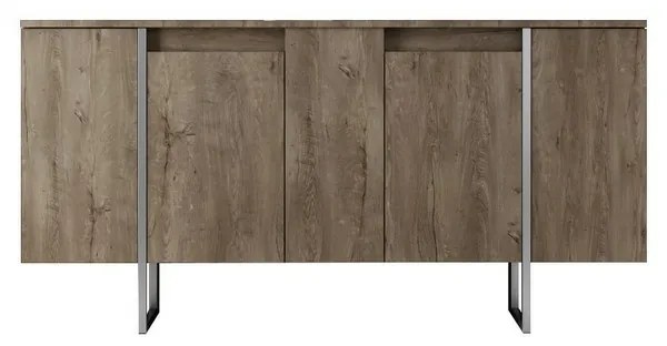 Szafka Luxe Walnut and Silver