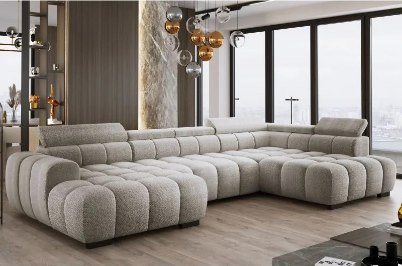 Narożnik BULL XL Prawostronny z elektryczną funkcją regulacji tkanina Eden 12 WERSAL