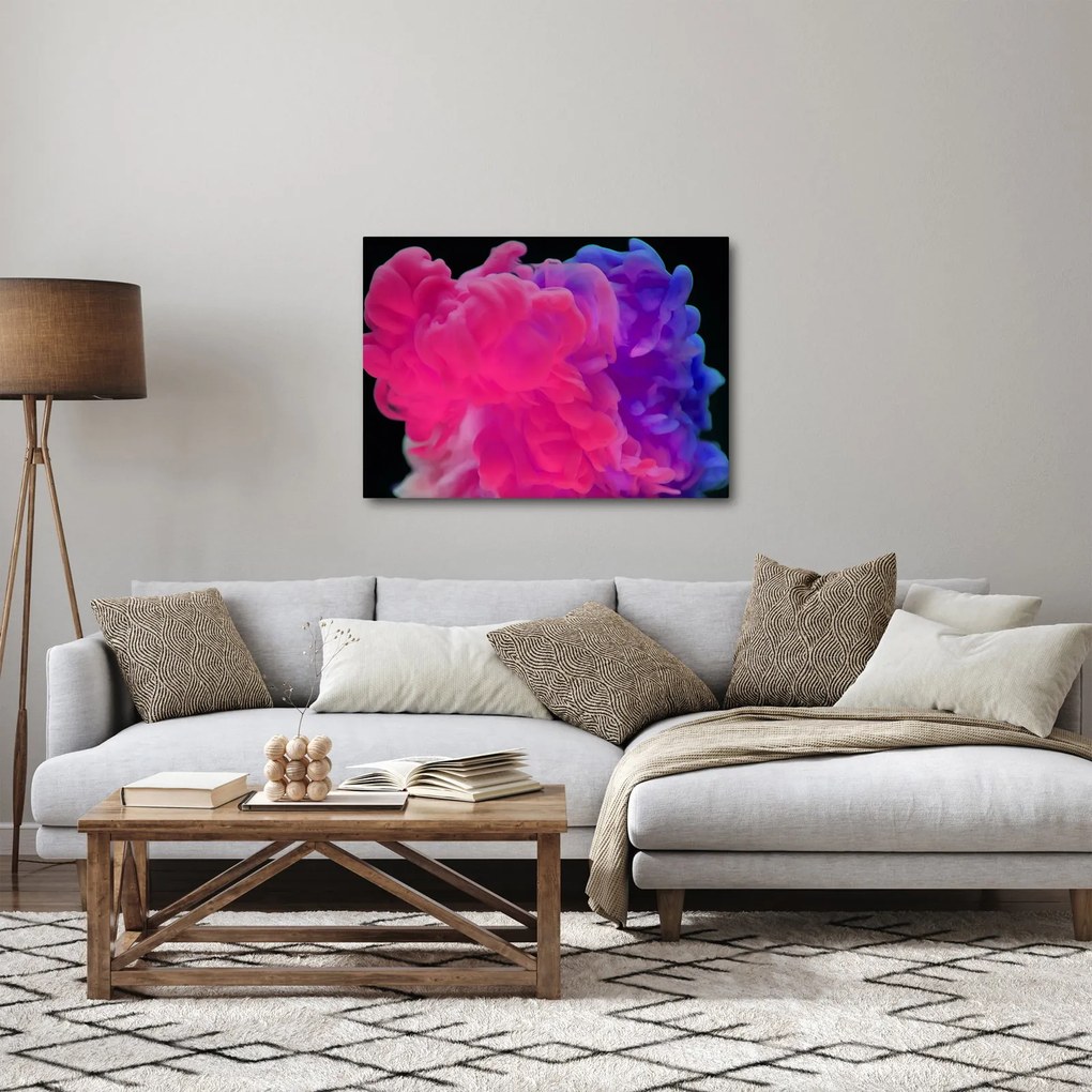 Obraz kolorowego dymu (70x50 cm)