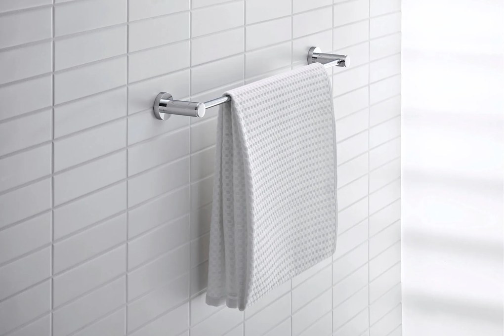 Duravit D-Code wieszak na ręczniki Chrom - długość do wyboru