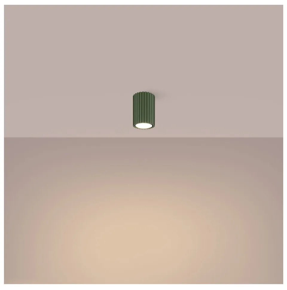 Zielona lampa punktowa Gleam – Sollux