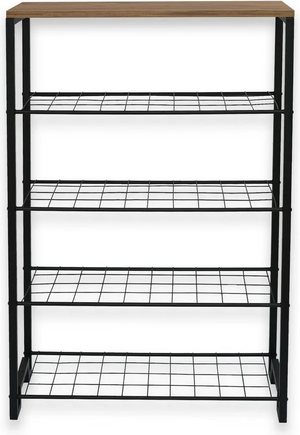 Szafka na buty Nancy Atlantic Pine and Black