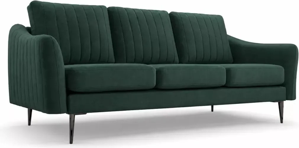 Sofa Valoris 3-osobowa welur – nowoczesna kanapa wolnostojąca do salonu